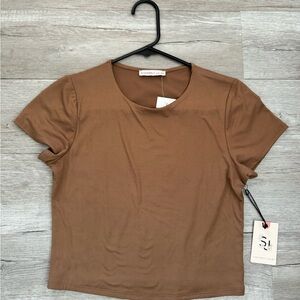 Brown Very Soft Tshirt NWT